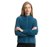 TOM TAILOR Damen 1048317 Cardigan Strickjacke, 13183-Dark Petrol, XL