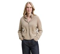 Tom Tailor - Cardigan aus Federgarn soft taupe grey - Gr. - L
