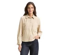 Tom Tailor - Loose Fit Cordbluse 29517 sand stone bei - Gr. - 42
