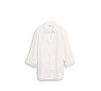 Tom Tailor - Bluse mit Streifen in Glitzer-Optik white pinstripe with lurex - Gr. - 40