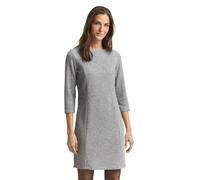 TOM TAILOR Damen 1048782 Cosy Kleid mit 3/4-Arm, 21373-Medium Silver Grey Melange, 46