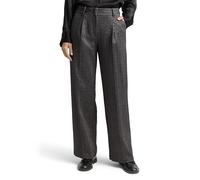 TOM TAILOR Damen 1048851 TTLEA Wide Hose mit Glitzer-Effekt, 39338-Glitter Fabric, 36W / 32L