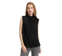 TOM TAILOR Damen 1048944 Top mit Glitzer-Effekt, 14482-Deep Black, XXL