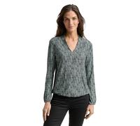 TOM TAILOR Damen 1049029 Langarmshirt mit Muster, 39082-Irregular Moss Graphic Design, L