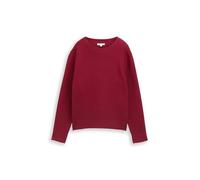 TOM TAILOR Damen 1049122 Strickpullover mit Rundhalsausschnitt, 10361-Rumba Red, 3XL