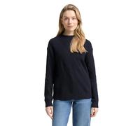 Tom Tailor - Loose Fit Strickpullover mit Stehkragen sky captain blue - Gr. - XXL
