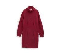 Tom Tailor - Loose Fit Strickkleid rumba red melange - Gr. - 44