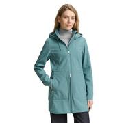 TOM TAILOR Damen 1049349 Softshell Mantel mit Kapuze