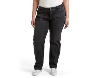 Tom Tailor Damen 1049407 Plussize Plus Size - Straight Jeans, 39420 - Faded Black, 44 Große Größen EU