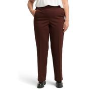 TOM TAILOR Damen 1049556 Plus Size-Straight Hose, 27506-Dark Pecan Brown, 56 Größen