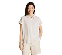 TOM TAILOR Damen 1049799 Bluse, 40073-Taupe White Irregular Stripe, 44
