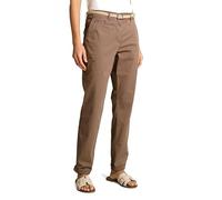 TOM TAILOR Damen 1049979 Hose, 36516-Taupe Grey, 34W x 32L