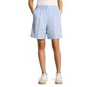 Webshorts TOM TAILOR, Damen, Gr. 38, N-Gr, kentucky blau, Web, Obermaterial: 55% Lyocell, 45% Viskose. Futter: 100% Viskose, unifarben, kurz, Hosen, mit Viskose (97039800-38) kentucky blau