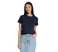 Tom Tailor - Basic T-Shirt aus Baumwolle 10360 Real Navy Blue - Gr. - M