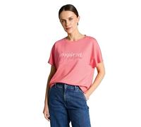 TOM TAILOR Damen 1050444 T-Shirt, 40029-Soft Coral Pink, Medium