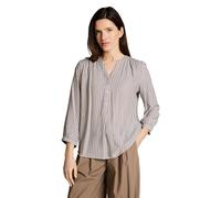 TOM TAILOR Damen 1050771 Bluse, 39664-Taupe Grey White Stripe, 32