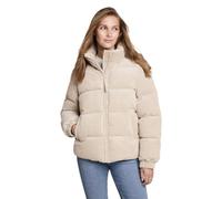 Tom Tailor Damen 1051155 Cord Puffer-Jacke mit Stehkragen (1er Pack)