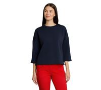 Tom Tailor Damen 1051198 Loose Fit Sweatshirt mit 7/8-Arm