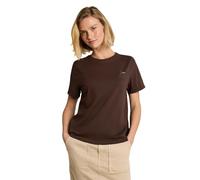 Tom Tailor - T-Shirt mit Print java dark brown - Gr. - L