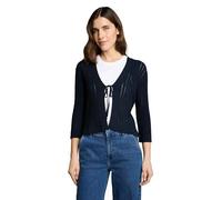 Tom Tailor - Strickjacke mit V-Ausschnitt blau - Gr. - M
