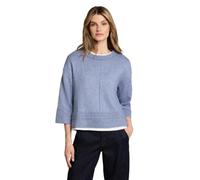 Tom Tailor - Loose Fit Cosy Strickpullover fern blue melange - Gr. - XL