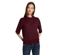 Tom Tailor Regular Fit Pullover mit Baumwoll-Anteil in Bordeaux, Größe XXL