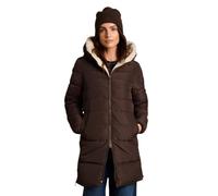 Tom Tailor - Puffer-Mantel aus wasserabweisendem Material java dark brown - Gr. - XL