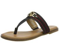 Tom Tailor Damen 1193902 Flache Sandale, Navy, 39 EU