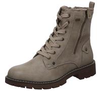 Winterboots TOM TAILOR, Damen, Gr. 38, weiß (sanftes weiß), Lederimitat, vintage, Schuhe Winterboots, Workerboots, Hiking Boot mit Blockabsatz (94879316-38) sanftes weiß