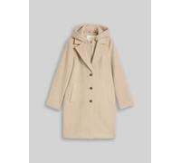 Tom Tailor - 2-in-1 Wollmantel mit abnehmbarem Einsatz gravel beige melange - Gr. - XXXL