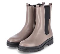 Tom Tailor Schlupf/Reißverschlussstiefelette Kaltfutter für Damen, beige, Gr. 38 EU