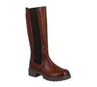 Tom Tailor Damen 4294201 Kniehohe Stiefel, Brandy, 40 EU