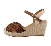 TOM TAILOR Damen 5390010035Keilsandale Braun 39 EU