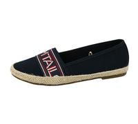 TOM TAILOR Damen 5392006 Flacher Slipper, Navy, 39 EU