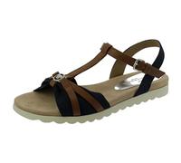 Tom Tailor Damen 5394901 Flache Sandale, Navy, 42 EU