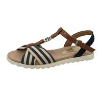 Tom Tailor Damen 5394902 Flache Sandale, Navy, 38 EU