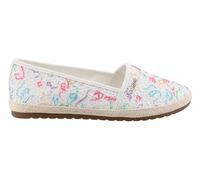 Tom Tailor Damen 7490090018 Flacher Slipper, White-Multi, 40 EU