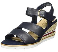 Tom Tailor Damen 8090402 Riemchensandalen, Blau (Navy 00003)