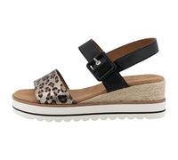 Tom Tailor Damen 9590210003 Keilsandale, Silver-Black, 40 EU