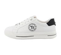 Tom Tailor Damen 9590320001 Sneaker, White-Black, 37 EU