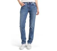 Straight-Jeans TOM TAILOR "Alexa Straight" Gr. 26, Länge 30, blau (random bleached blue) Damen Jeans (77787040-26) random bleached blue