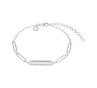 Armband TOM TAILOR "Schmuck Geschenk Silber 925", silberfarben, kristallweiß, kristallweiß, Armbänder, Damen, 20cm, Silber 925 (Sterlingsilber), Armband, mit Zirkonia (synth.) (14093357-0) silberfarbe