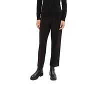TOM TAILOR Damen Barrel Leg Hose, deep black, 36/30