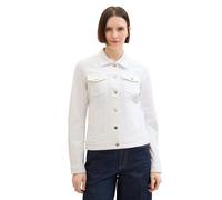 TOM TAILOR - Jeansjacke mit recycelter Baumwolle White S
