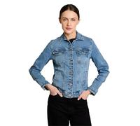 Tom Tailor - Jeansjacke mit Eingriffstaschen clean light stone blue denim - Gr. - M
