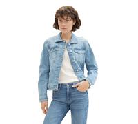 Tom Tailor Jeansjacke 10142 – Damen Basic mit Brusttaschen, Light Stone Blue Denim, M