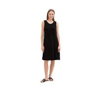 TOM TAILOR Damen Basic Jersey Kleid, deep black, 40