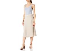TOM TAILOR Damen Basic Midi Rock 1032275, 29517 - Sand Stone Beige, 46