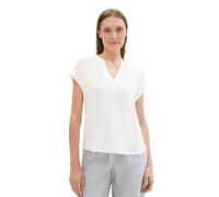 TOM TAILOR - Loose Fit Bluse aus Viskose Whisper White 38