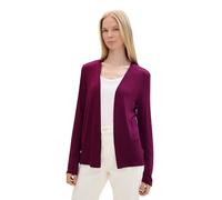 TOM TAILOR Damen Basic Sommer Cardigan , dark orchid, M
